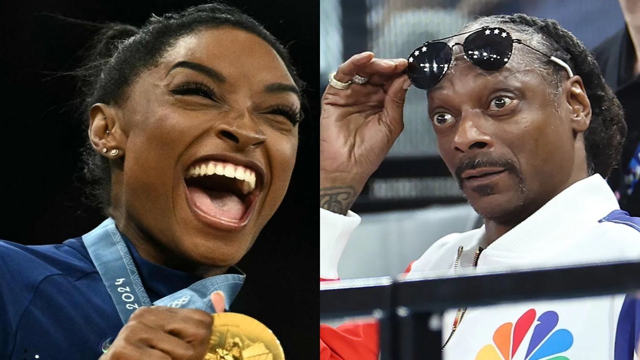 Simone Biles teams up with Snoop Dogg to give dad Ronald Biles a birthday present