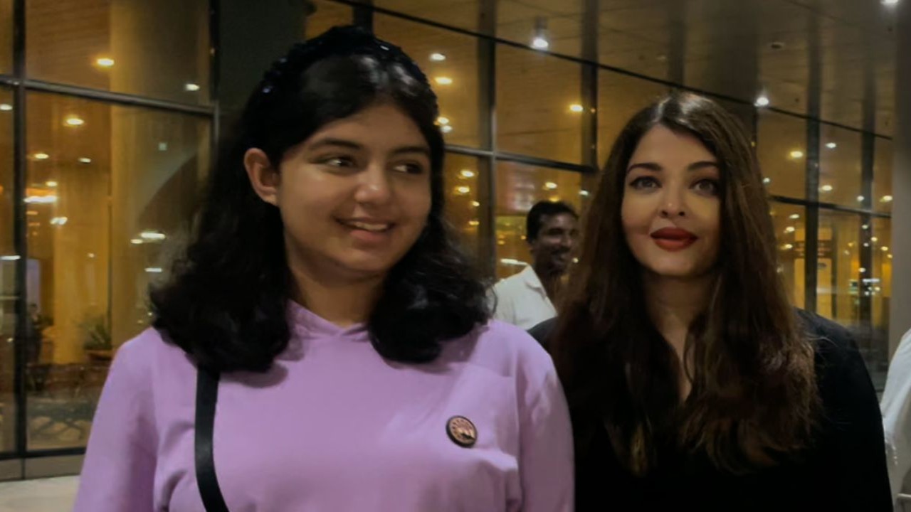 Aishwarya Rai Bachchan says ‘all good’ as she returns with daughter Aaradhya from New York amidst separation rumors with Abhishek Bachchan; WATCH