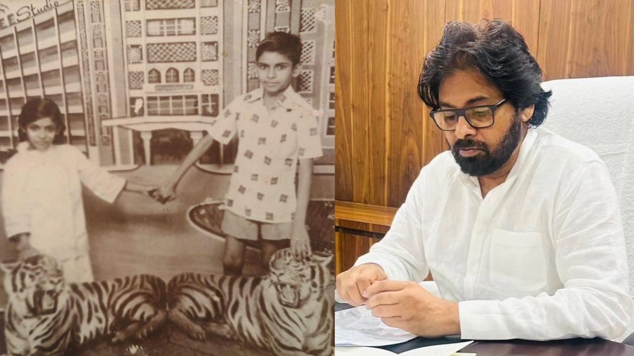 Pawan Kalyan drops throwback PIC with sister (PC: Pawan Kalyan Instagram)