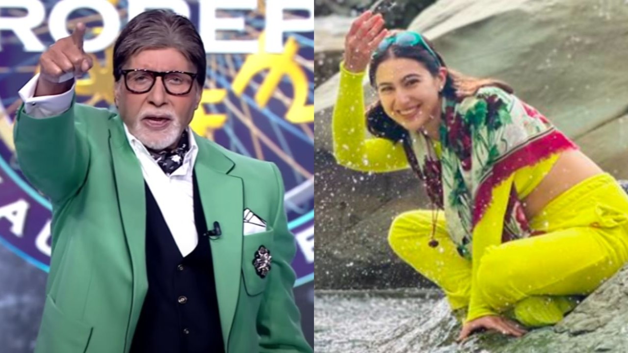 Throwback to young Sara Ali Khan's adorable 'Adaab' to Amitabh Bachchan on Kaun Banega Crorepati