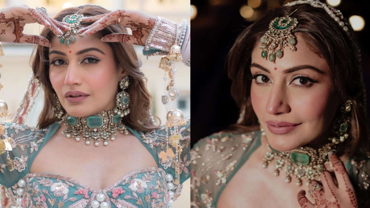 Surbhi Chandna’s sea green lehenga will make sure all eyes are on you this wedding season