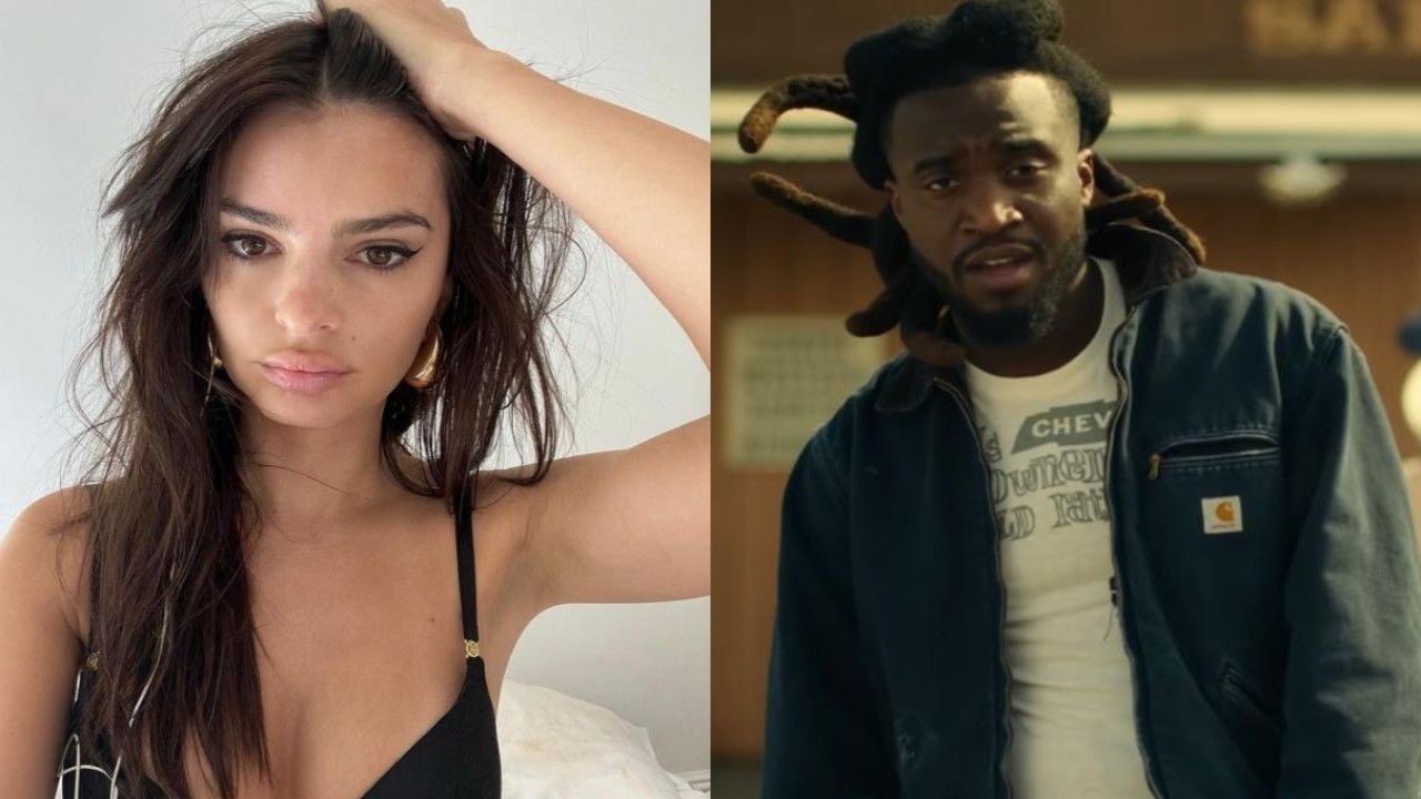 Emily Ratajkowski (CC: Instagram) and Shaboozey (CC: Shaboozey/ YouTube)