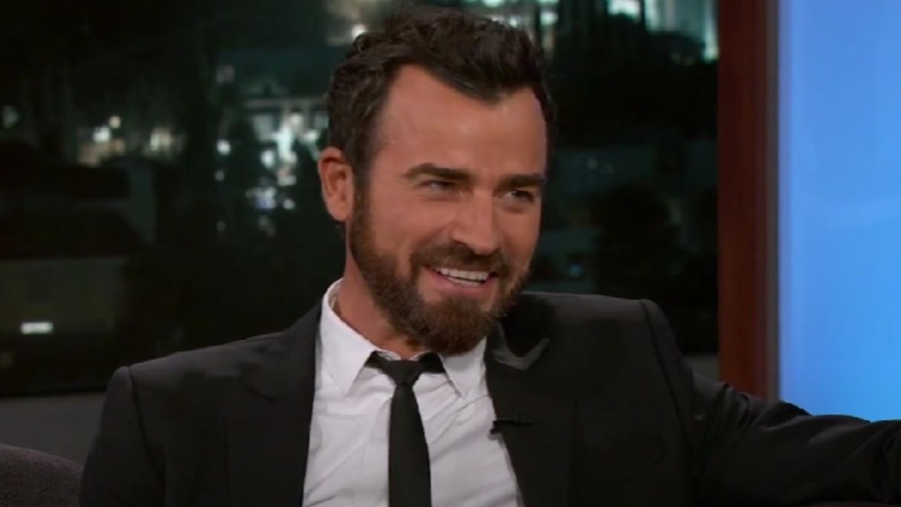 Justin Theroux (Image via YouTube/Jimmy Kimmel Live)