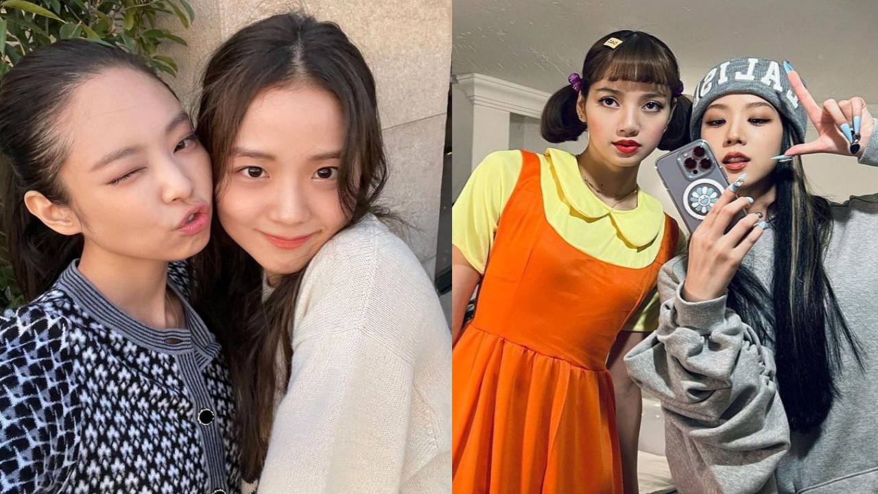 BLACKPINK's Jennie with Jisoo, Jisoo with Lisa; Image: Jennie's Instagram, Jisoo's Instagram 