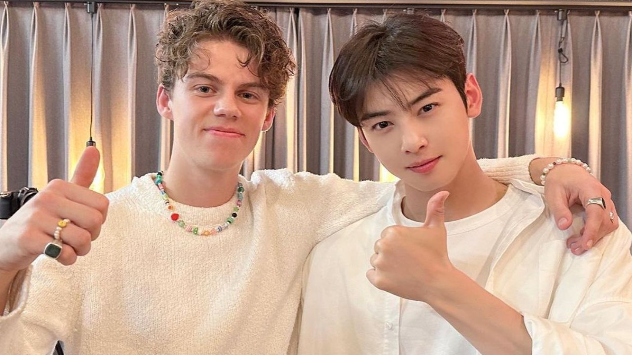 Cha Eun Woo and Peder Elias: Instagram