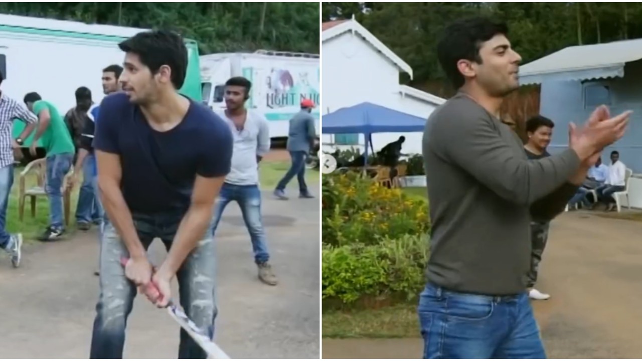 Sidharth Malhotra plays cricket with Fawad Khan in epic throwback and fans want to see him in Yuvraj Singh’s biopic; WATCH