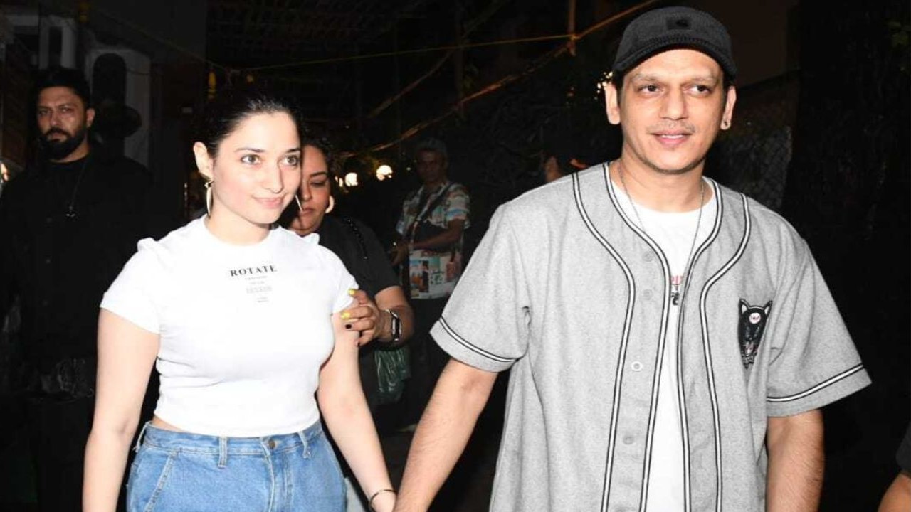 Tamannaah Bhatia’s dinner look with BF Vijay Varma