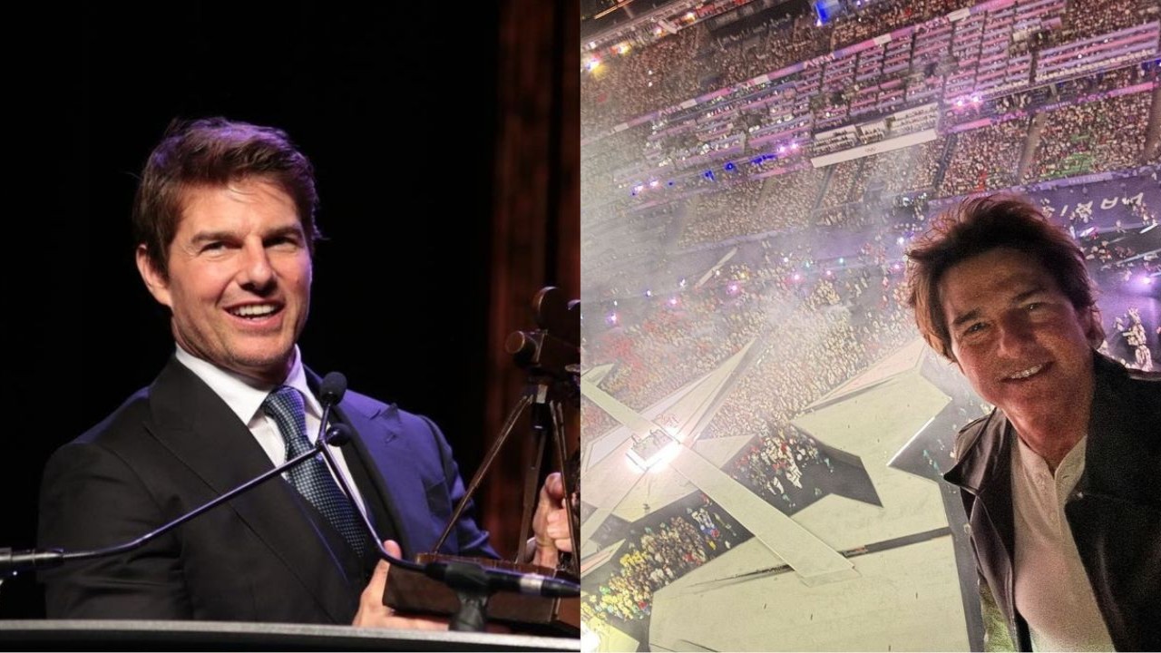 Tom Cruise Grabbed and Kissed by Woman at Paris Olympics