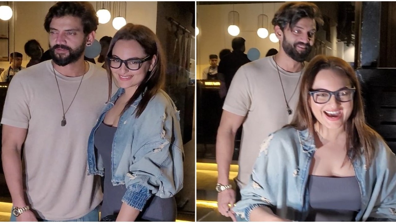 WATCH: Newlyweds Sonakshi Sinha-Zaheer Iqbal laugh out loud as paparazzi call them ‘Bhaiya and Bhabi’