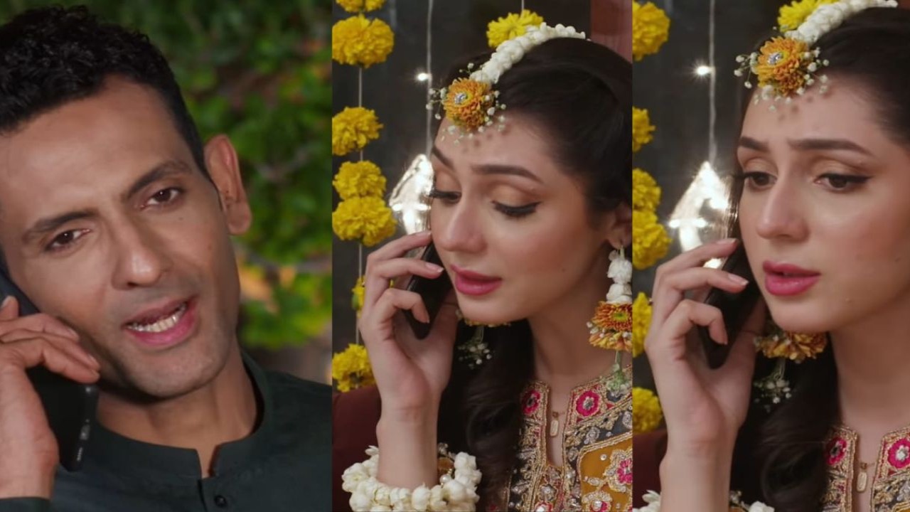 Tark e Wafa: Maryam, Sibtain's FLIRTAITOUS BTS moments from their Mehendi are all things love: WATCH