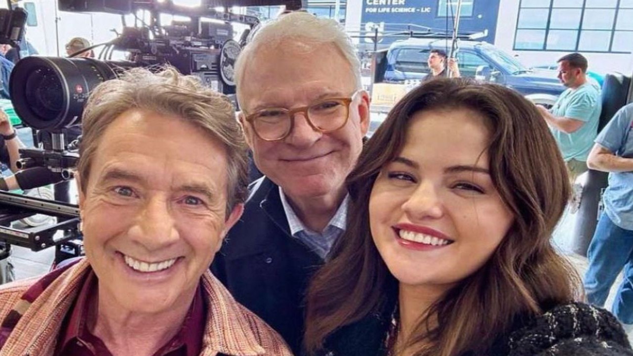 Martin Short, Steve Martin, and Selena Gomez (image Credit: Instagram/@onlymurdershulu) 