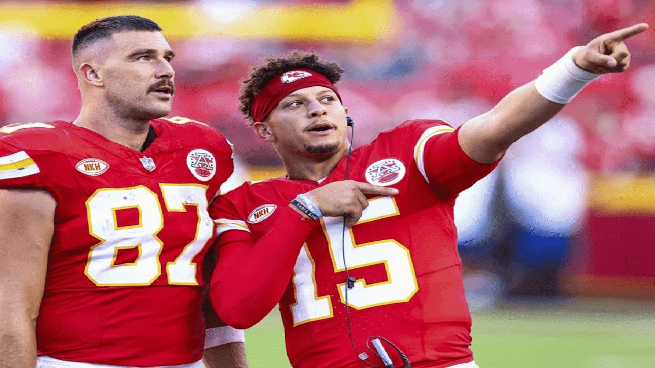  Travis Kelce and Patrick Mahomes (PC:Twitter)