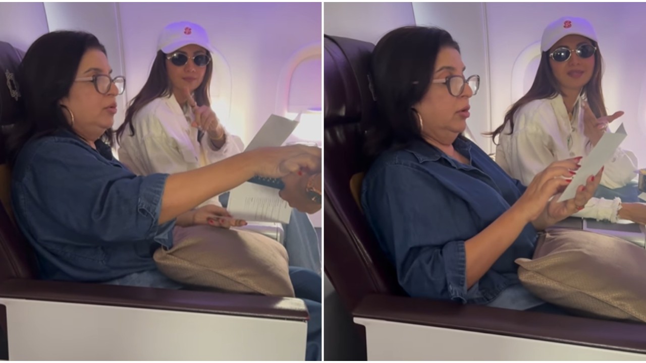 WATCH: Farah Khan says ‘Never sit with Shilpa Shetty on a flight’ for THIS hilarious reason; Raj Kundra goes ‘I feel you’