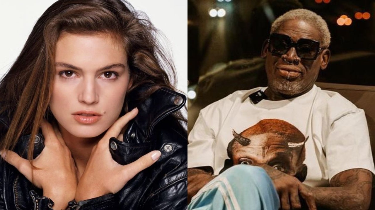 When Cindy Crawford asked Dennis Rodman In a Swimsuit if His Nickname The Worm was 'Indicative of Anything'