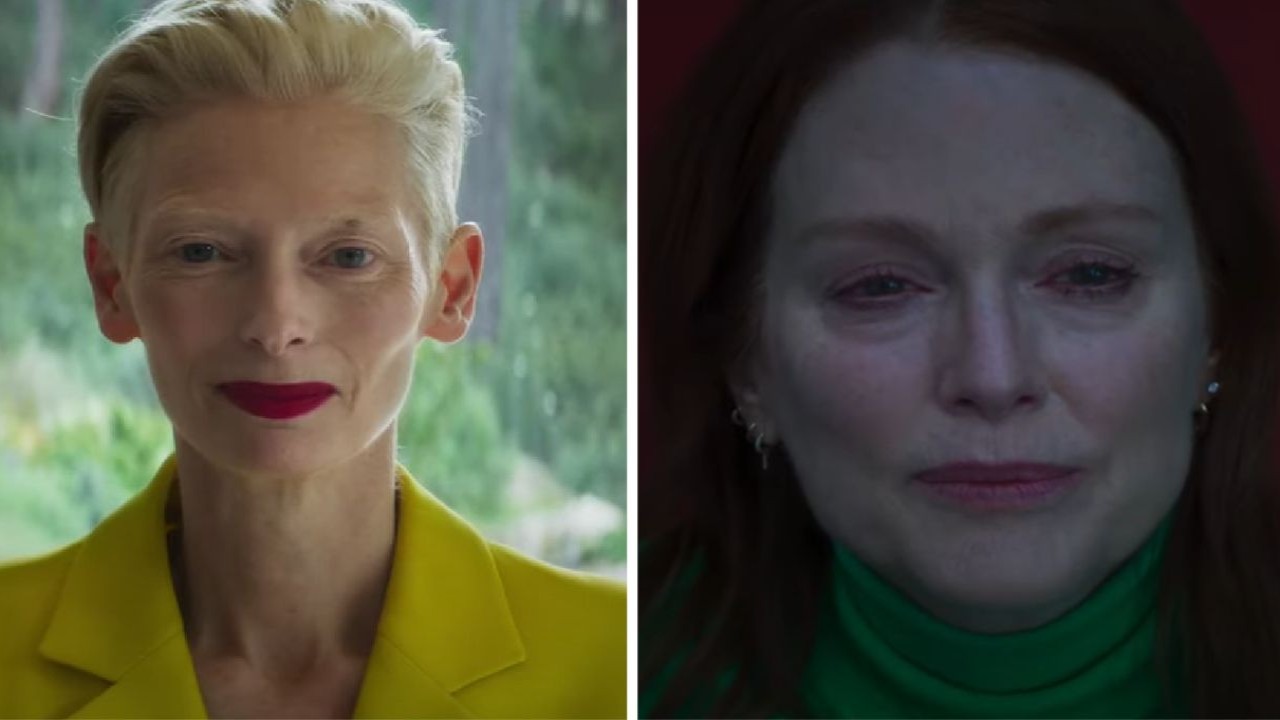 Tilda Swinton and Julianne Moore in Pedro Almodóvar’s The Room Next Door teaser