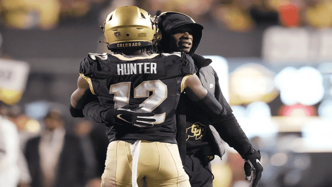 Travis Hunter and Deion Sanders (PC:Twitter)