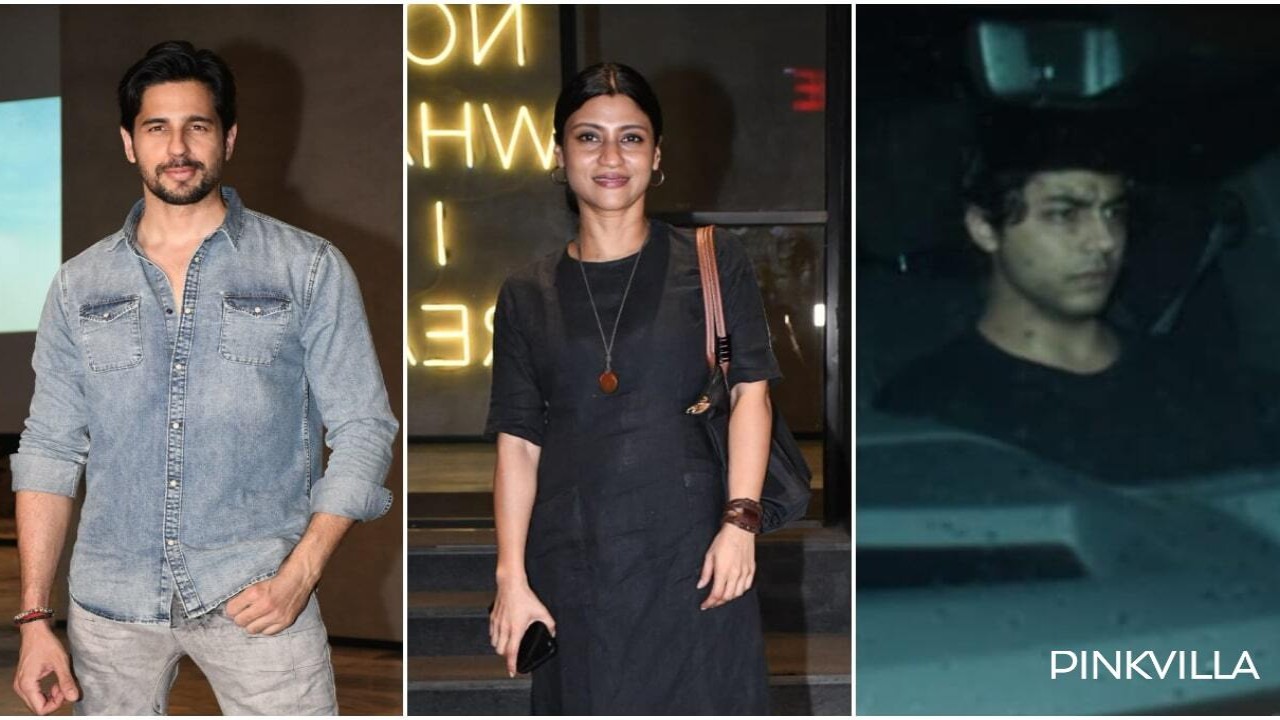 Sidharth Malhotra gets playful with doggo, Aryan Khan makes dashing entry at starry event; WATCH