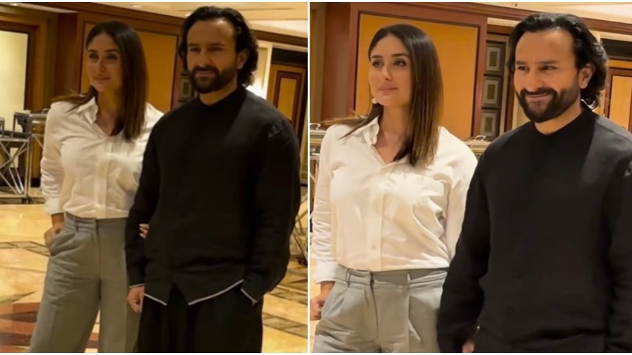 WATCH: Saif Ali Khan reacts amusingly as paps call him and Kareena Kapoor 'power couple'; says 'Everybody is...'