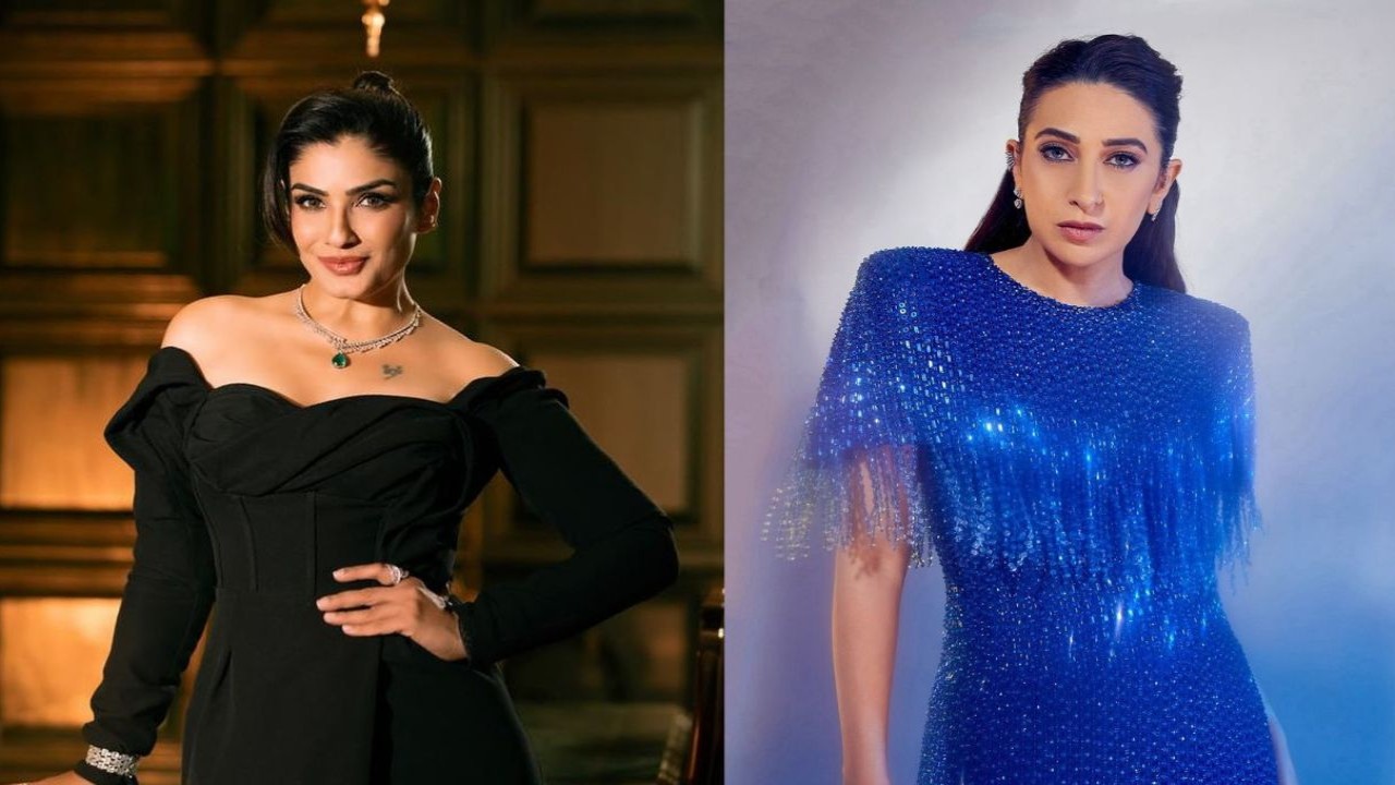 Raveena addresses her airport 'catfight' with Karisma (Instagram/@officialraveenatandon, @therealkarismakapoor)