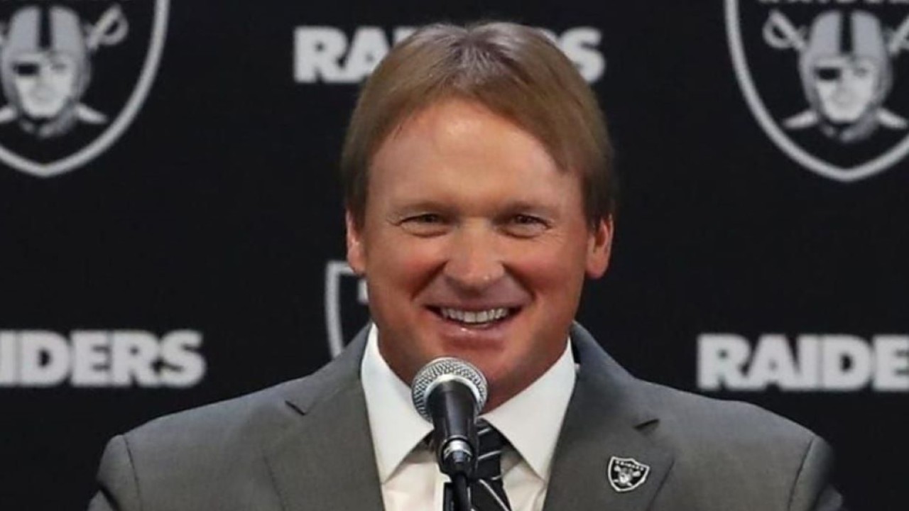 Watch: Former Raiders Head Coach Jon Gruden Was Spotted at Chiefs Training Camp Alongside Andy Raid