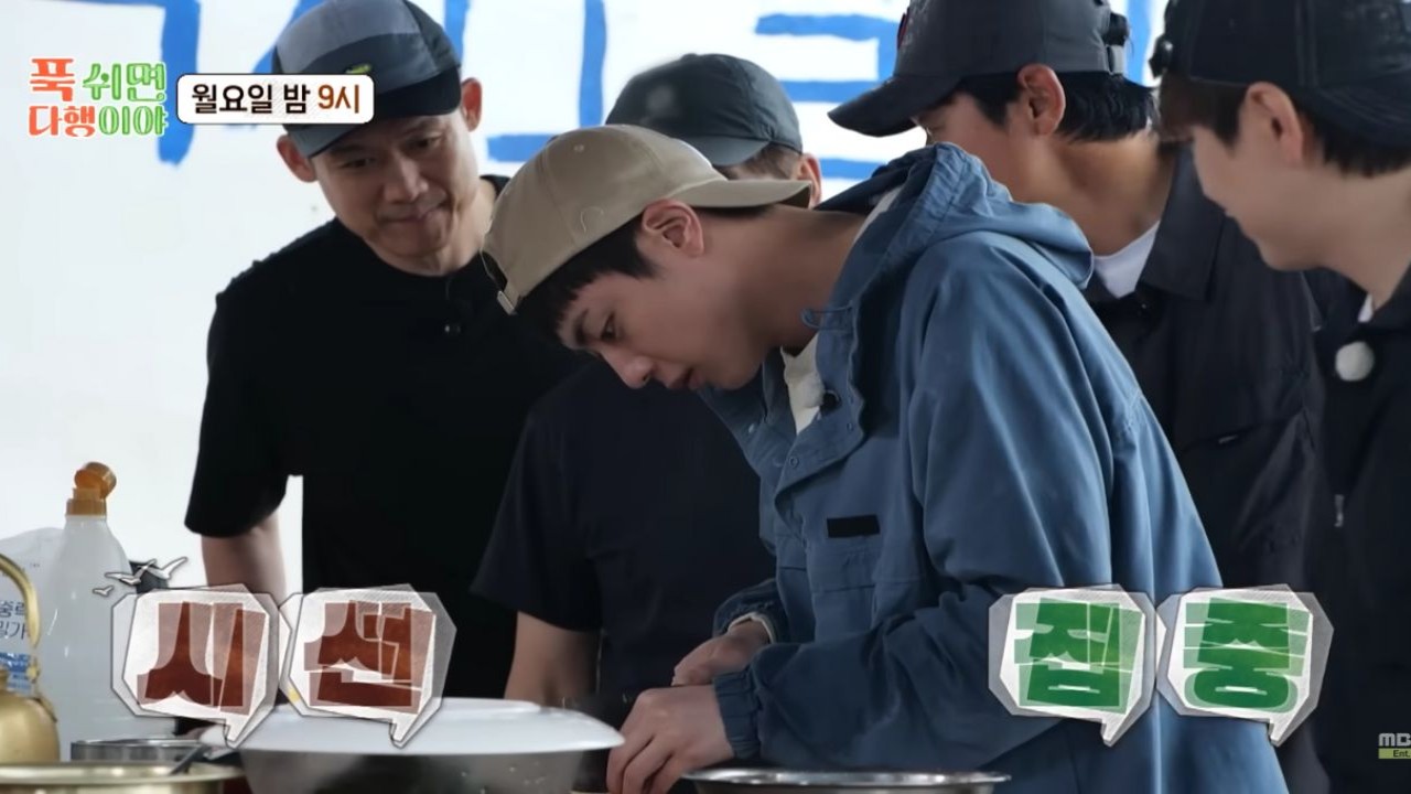 BTS’ Jin shows off his military knife skills in ‘Lost Island’ preview at Half-Star Hotel, earning praise from chef Lee Yong Bok; Watch