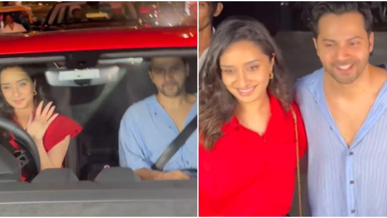 Stree 2 Success Bash: Shraddha Kapoor arrives in style with her bestie Varun Dhawan aka Bhediya; WATCH