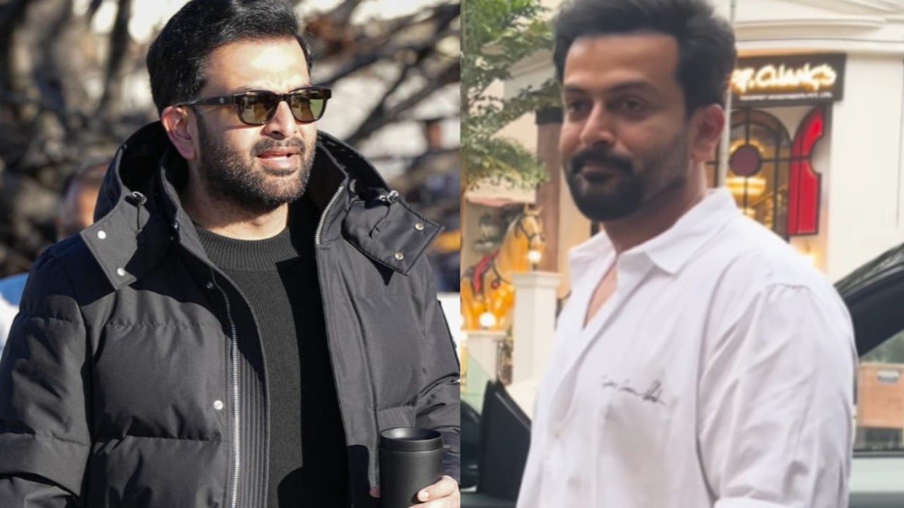 WATCH: Prithviraj Sukumaran makes a vibrant and eye-catching appearance in Mumbai