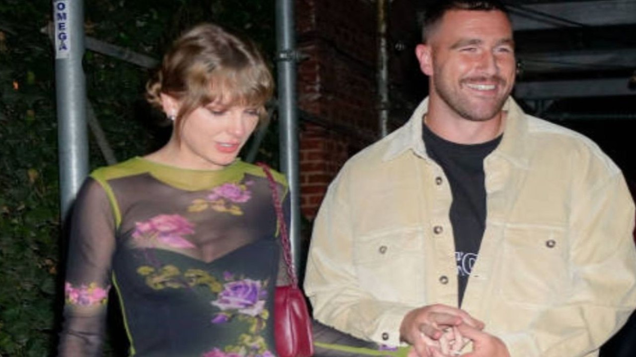 Taylor Swift and Travis Kelce Getty Images 