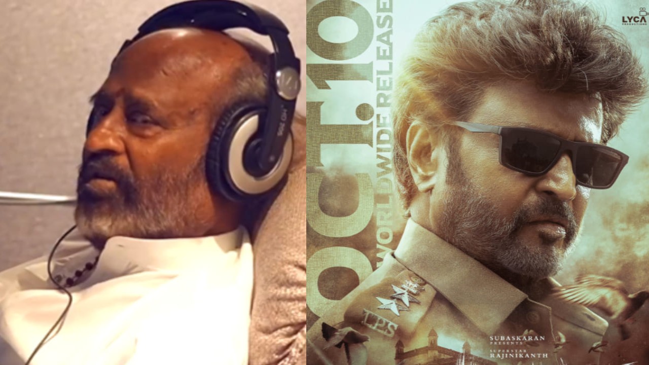 Vettaiyan: Makers of Rajinikanth-starrer action drama let BTS share glimpses of Thalaivar exuding swag during dubbing session