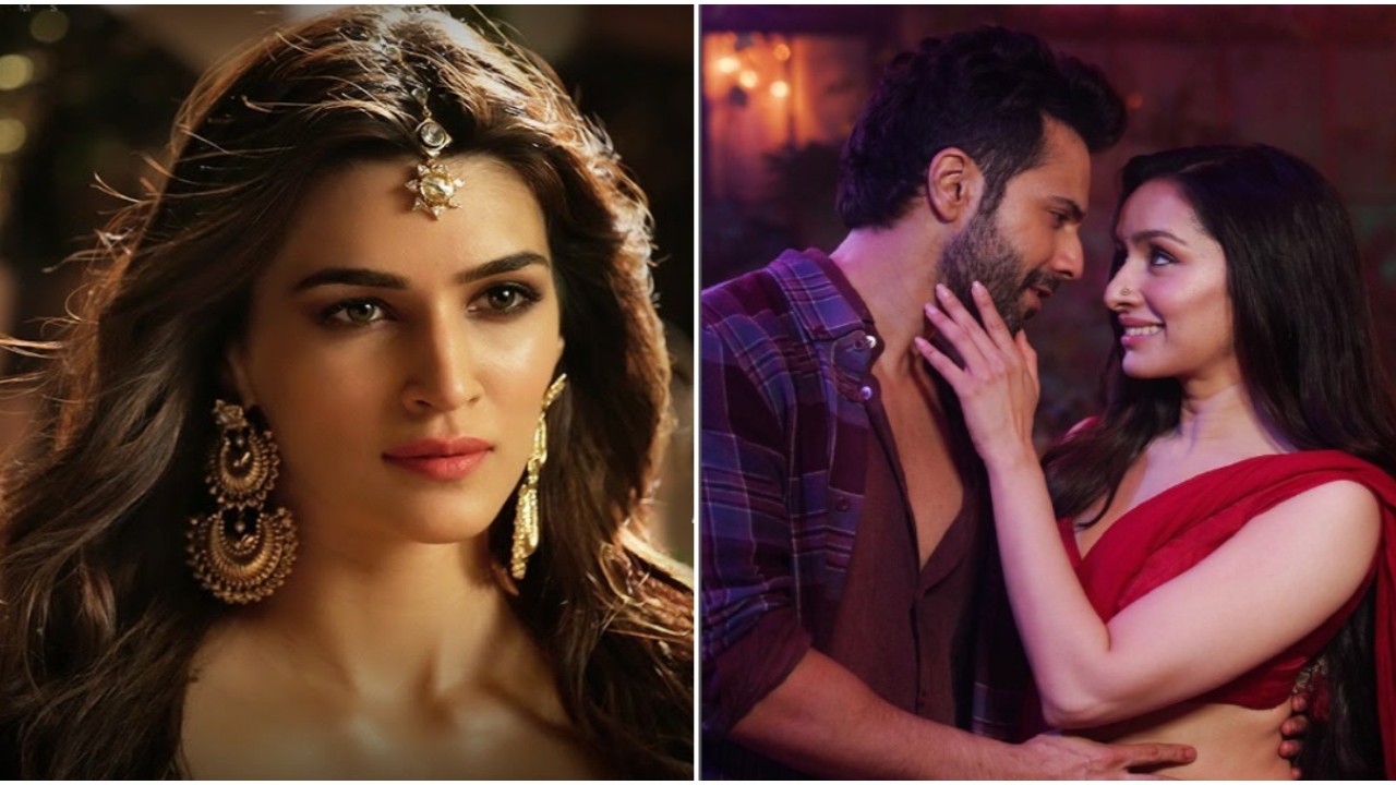 Kriti Sanon calls Varun Dhawan ‘Dhokebaaz’ after release of his song Khoobsurat with Shraddha Kapoor; ‘Stree no. 2 in ur life haan’