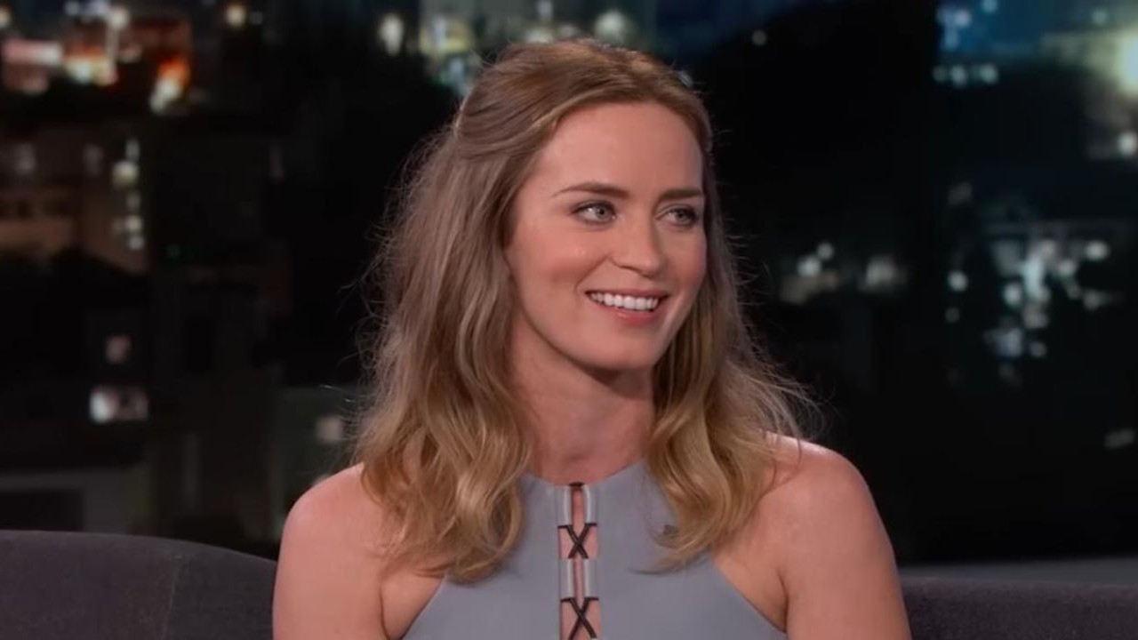 Emily Blunt (CC: Jimmy Kimmel Live!/ YouTube)