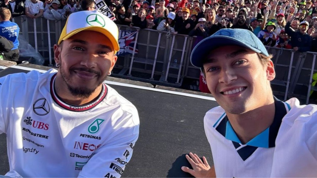 Lewis Hamilton & George Russell [Credit-Instagram@georgerussell63]