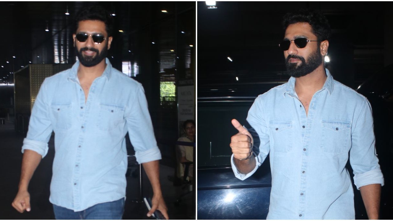 Paps hype Vicky on his arrival at airport; call him 'bhaiyo ke bhai': WATCH