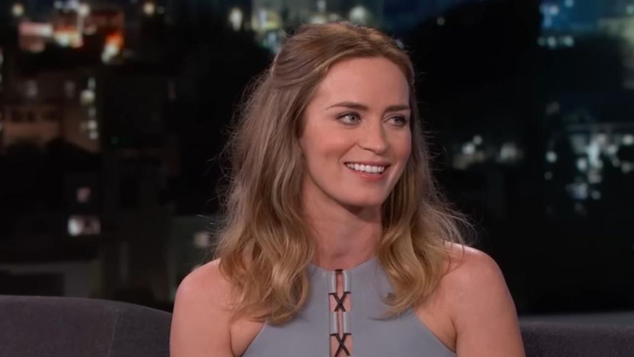 Emily Blunt (CC: Jimmy Kimmel Live!/ YouTube)