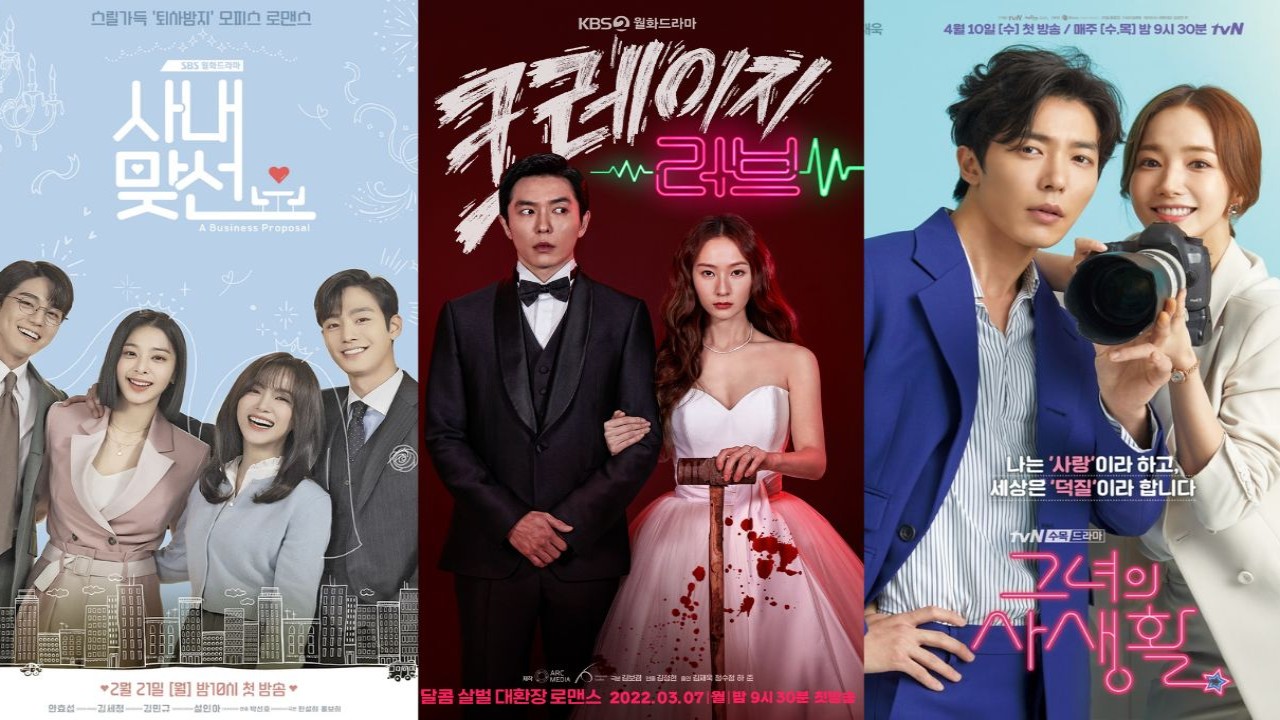 Business Proposal, Crazy Love, Her Private Life; Image: SBS, KBS, tvN