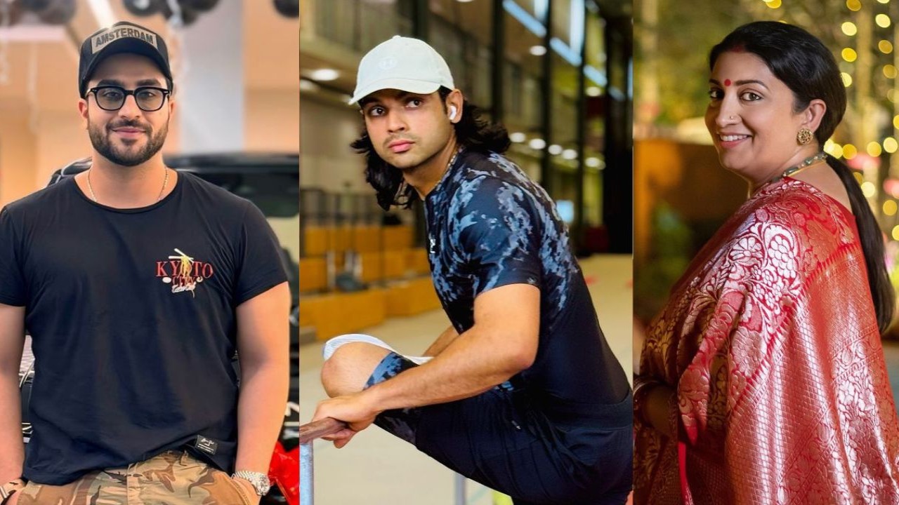 Aly Goni, Neeraj Chopra, Smriti Irani