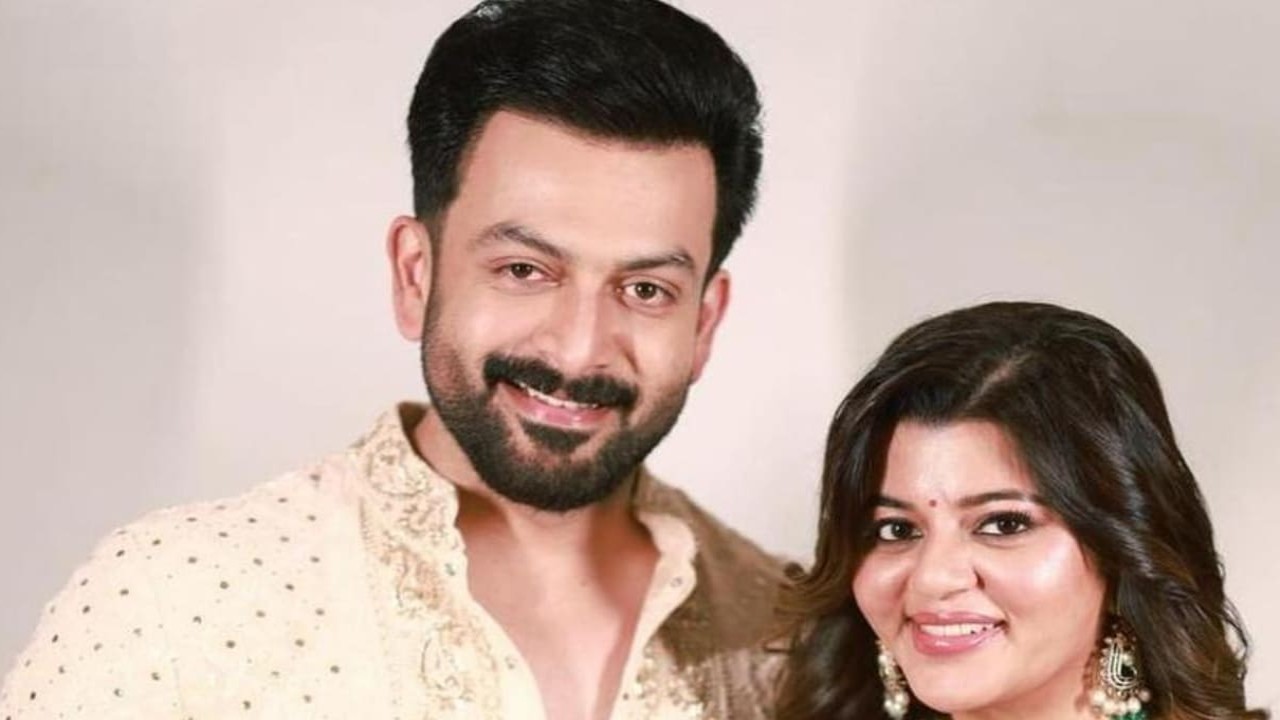 Prithviraj Sukumaran's wife Supriya cheers for husband on big Kerala State Film Award win