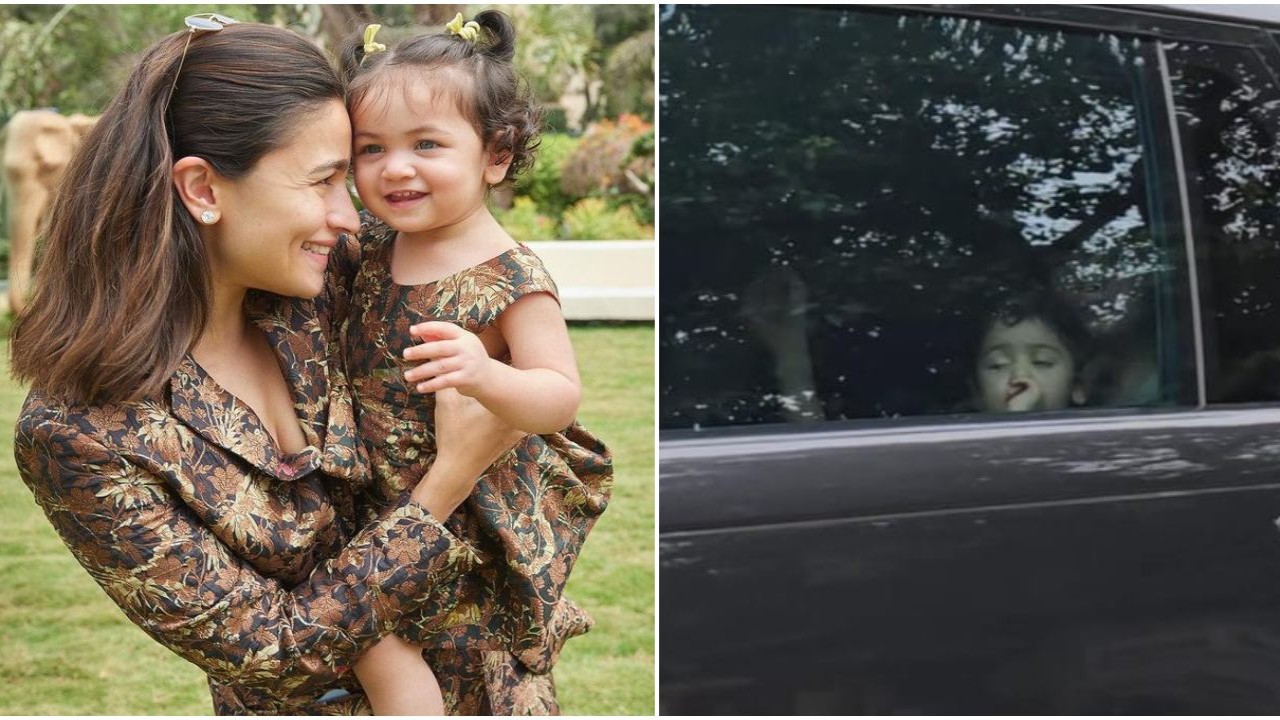 WATCH: Alia Bhatt and her daughter Raha enjoy ride in their swanky car