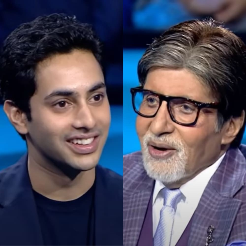 THROWBACK Amitabh Bachchans hilarious banter with grandson Agastya Nanda on Kaun Banega Crorepati 15