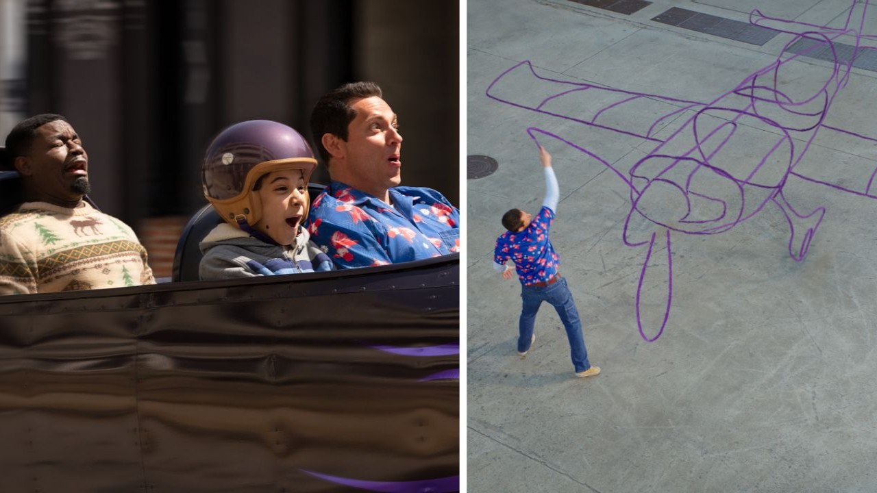 Zachary Levi in a still from Harold And The Purple Crayon (Universal Pictures)