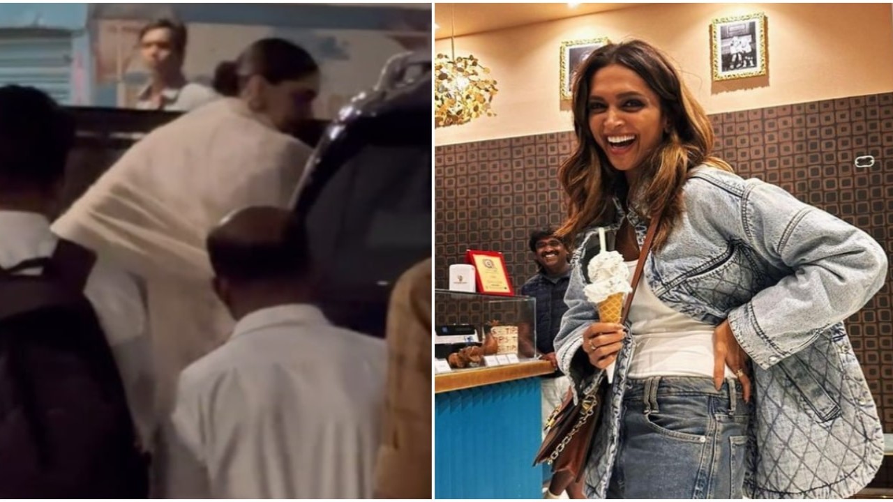 Mom-to-be Deepika Padukone looks ethereal as she flaunts baby bump during her latest outing; WATCH