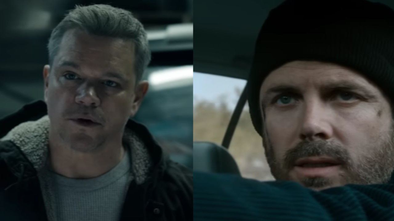 Matt Damon and Casey Affleck (Image via YouTube/Apple TV)