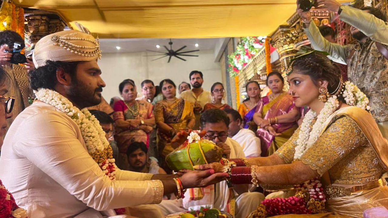 PICS: Kiran Abbavaram and Rahasya Gorak celebrate love as they tie the knot in a destination wedding in Coorg