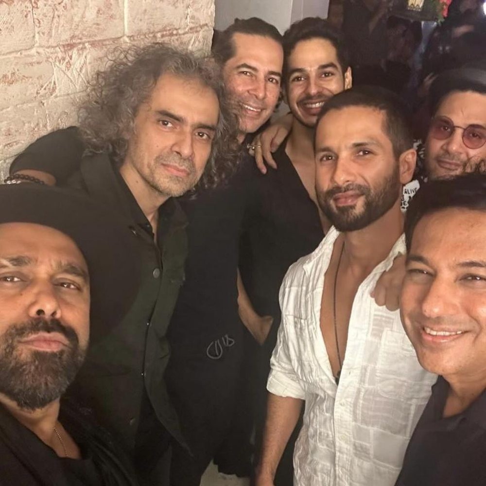 Shahid Kapoor reunites with Jab We Met director Imtiaz Ali at Aalim Hakim's Birthday Bash; Ishaan Khatter and more show off their selfie game; Inside PICS