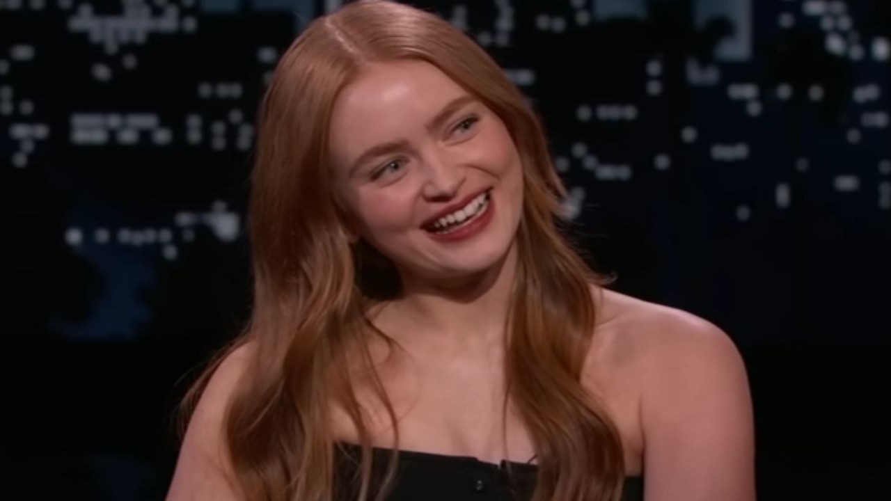 Sadie Sink (Image via YouTube/Jimmy Kimmel Live)