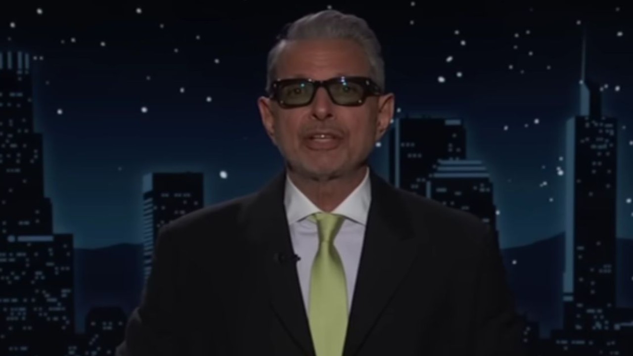 Jeff Goldblum (Image via YouTube/Jimmy Kimmel Live)