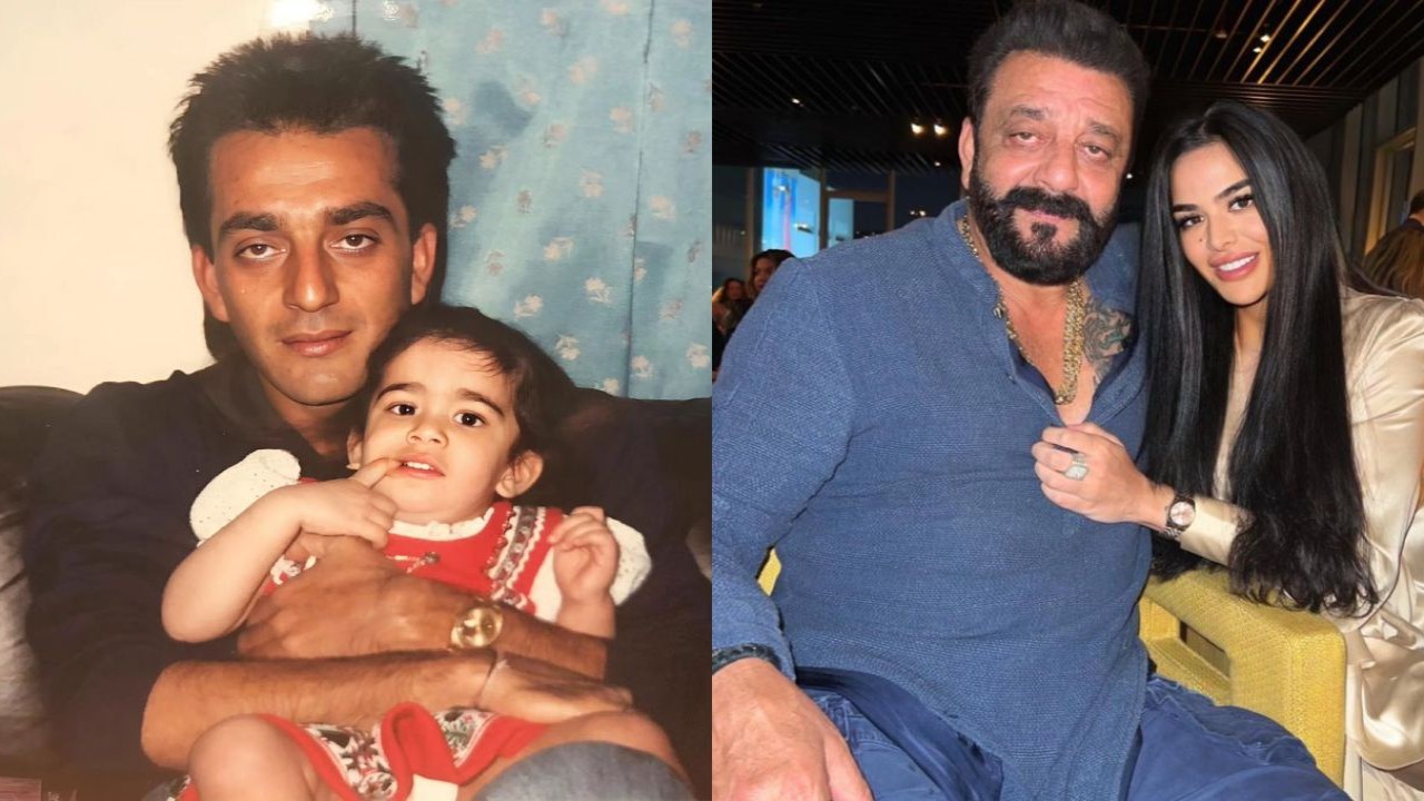 Sanjay Dutt and Trishala Dutt 