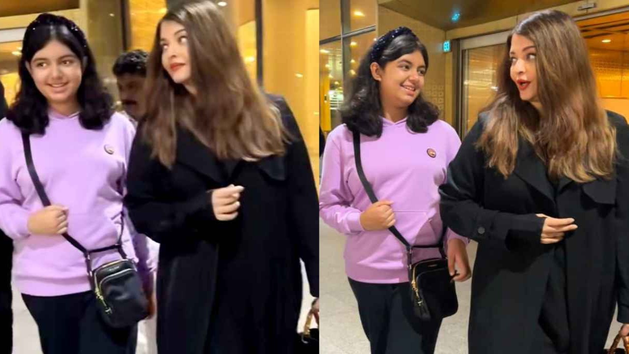 Aishwarya Rai Bachchan, Aaradhya Bachchan, airport, airport style, Style, Fashion