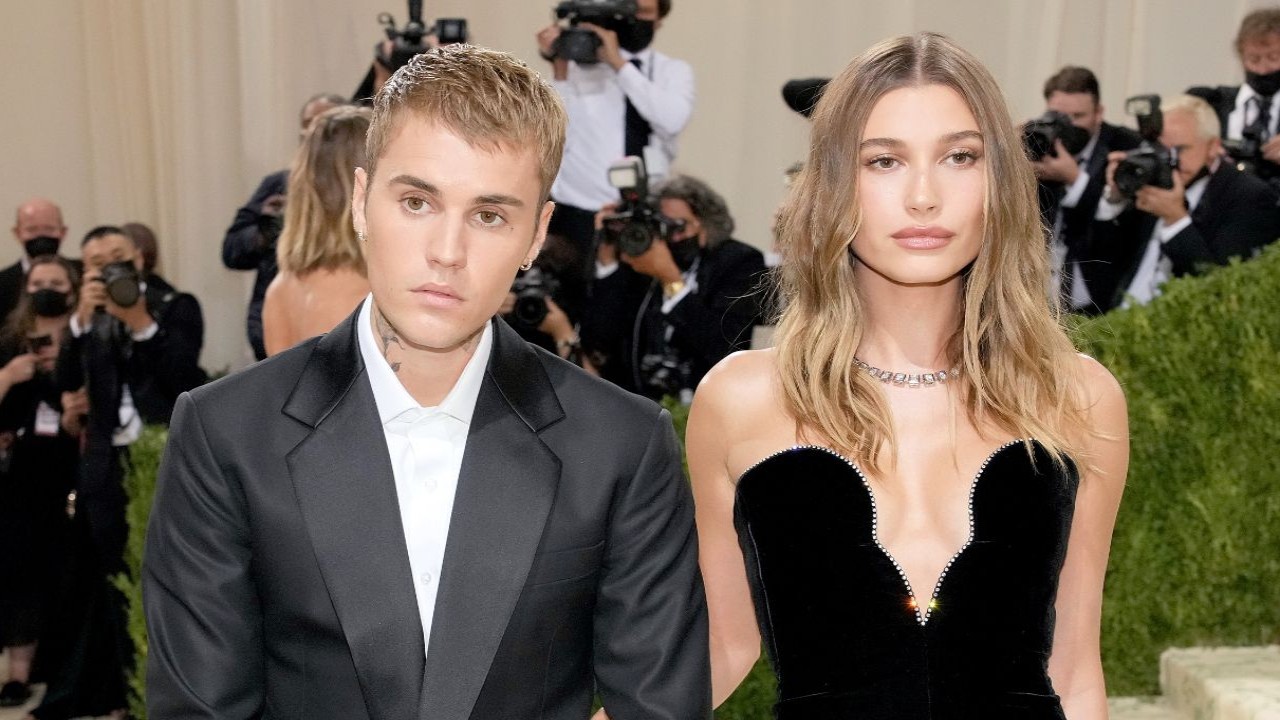 Justin Bieber and Hailey Bieber via Getty Images