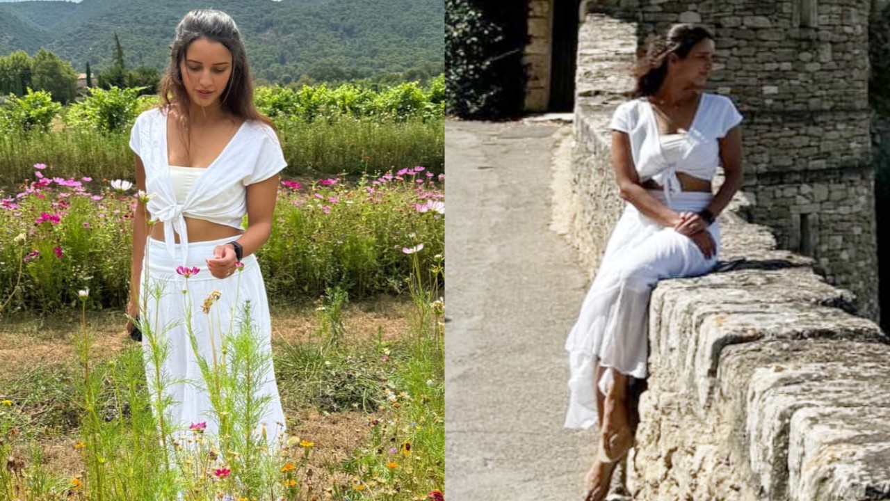 Triptii Dimri in all white look on her vacation